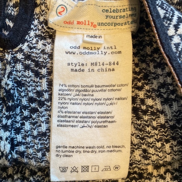 Odd Molly, leggings, size 2 or M - Picture 5 of 5